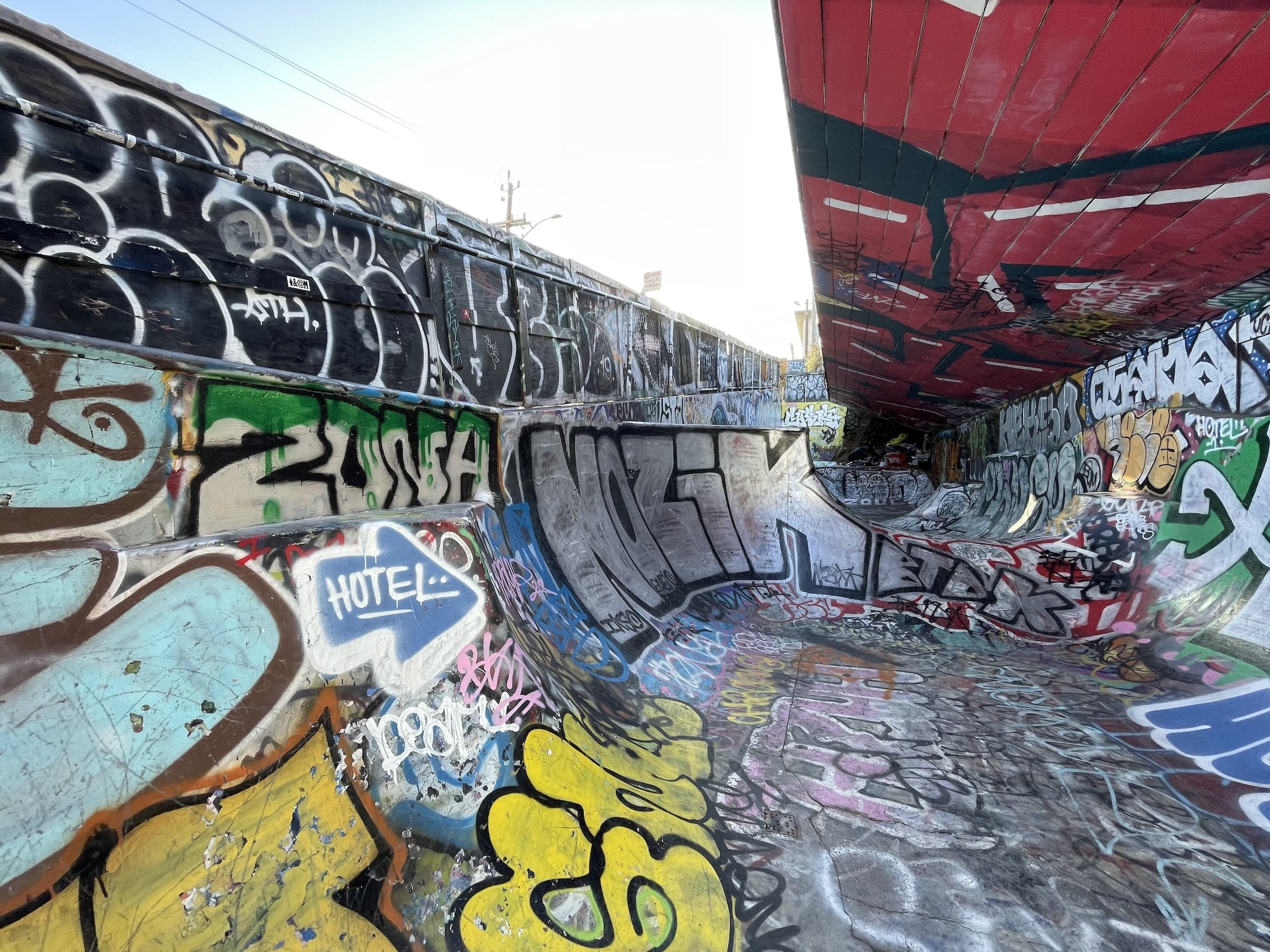 Flower shop DIY skatepark